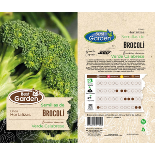 BEST GARDEN SEMILLA BROCOLI 5GRS 5UDS