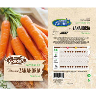 BEST GARDEN SEMILLA ZANAHORIA 5GRS 5UDS